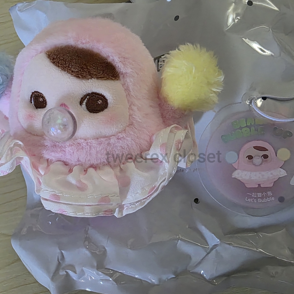 Pop Mart Pucky Beanie Bubble Up Series Plush Pendant-SECRET - Picture 3 of 6